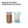 imageOXO Good Grips POP Container  Airtight Food Storage  Small Square Medium 17 Qt Ideal for granola dried beans and snacks17 Qt  Dried Beans Pack of 8