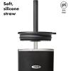 imageOXO Strive 24 Oz Insulated Tumbler with Tumbler Straw Lid  Rose QuartzOnyx