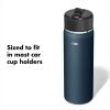 imageOXO Strive 24oz Wide Mouth Water Bottle with Straw Lid  AquamarineDark Cobalt