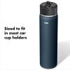 imageOXO Strive 24oz Wide Mouth Water Bottle with Straw Lid  AquamarineDark Cobalt