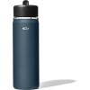 imageOXO Strive 24oz Wide Mouth Water Bottle with Straw Lid  AquamarineDark Cobalt