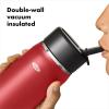 imageOXO Strive 24oz Wide Mouth Water Bottle with Straw Lid  AquamarineGarnet