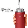 imageOXO Strive 24oz Wide Mouth Water Bottle with Straw Lid  AquamarineGarnet