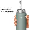 imageOXO Strive 24oz Wide Mouth Water Bottle with Straw Lid  AquamarineJade