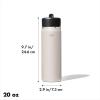 imageOXO Strive 24oz Wide Mouth Water Bottle with Straw Lid  AquamarineQuartz