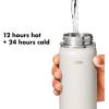 imageOXO Strive 24oz Wide Mouth Water Bottle with Straw Lid  AquamarineQuartz