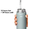 imageOXO Strive 24oz Wide Mouth Water Bottle with Straw Lid  AquamarineSlate