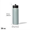 imageOXO Strive 24oz Wide Mouth Water Bottle with Straw Lid  AquamarineSlate