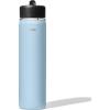 imageOXO Strive 24oz Wide Mouth Water Bottle with Straw Lid  AquamarineTopaz Blue