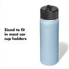imageOXO Strive 24oz Wide Mouth Water Bottle with Straw Lid  AquamarineTopaz Blue