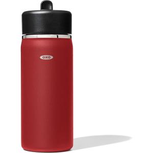 imageOXO Strive 24oz Wide Mouth Water Bottle with Straw Lid  AquamarineGarnet