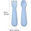 image:imageOXO Tot Mini Fork amp Spoon Set  BlossomDusk