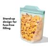 image:imageOXO Tot Silicone Reusable Bags  2 Piece Cup Set  Opal and Dusk