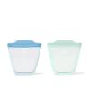 image:imageOXO Tot Silicone Reusable Bags  2 Piece Cup Set  Opal and Dusk