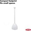 image:imageOXO Good Grips Toilet Plunger amp Canister  WhitePlunger