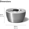 image:imageOXO Steel Salad Spinner6274Quart