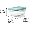 image:imageOXO Good Grips 51 Cup Plastic Smart Seal Leakproof Food StorageGlass