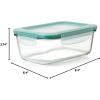 image:imageOXO Good Grips 51 Cup Plastic Smart Seal Leakproof Food StorageGlass