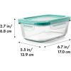 image:imageOXO Good Grips 51 Cup Plastic Smart Seal Leakproof Food StorageGlass