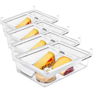 image:imageOXO Good Grips Fridge Undershelf Drawer 14 in  for Deli Meat Cheese Produce and More14Inch Pack of 4