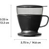 image:imageOXO Brew Pour Over Coffee Maker with Water Tank  Matte BlackMatte Black