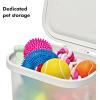 image:imageOXO Pet Multipurpose Container Storage bins with Lid For Dog Toys Removable Hinged Lid For Easy Cleaning Stackable SpaceSaving Dog Storage Organizer 56 Qt  53 Liters