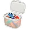 image:imageOXO Pet Multipurpose Container Storage bins with Lid For Dog Toys Removable Hinged Lid For Easy Cleaning Stackable SpaceSaving Dog Storage Organizer 56 Qt  53 Liters