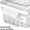 image:imageOXO Good Grips Produce Saver Root Vegetable Bin with Lid 5 lb Capacity Potato and Onion Storage for Pantry Stackable Vegetable Storage ContainerBerry Keeper