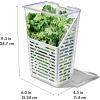 image:imageOXO Good Grips Produce Saver Root Vegetable Bin with Lid 5 lb Capacity Potato and Onion Storage for Pantry Stackable Vegetable Storage ContainerHerb Keeper
