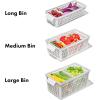image:imageOXO Good Grips Produce Saver Root Vegetable Bin with Lid 5 lb Capacity Potato and Onion Storage for Pantry Stackable Vegetable Storage ContainerLarge Bin