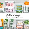 image:imageOXO Good Grips Produce Saver Root Vegetable Bin with Lid 5 lb Capacity Potato and Onion Storage for Pantry Stackable Vegetable Storage ContainerLong Bin