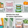 image:imageOXO Good Grips Produce Saver Root Vegetable Bin with Lid 5 lb Capacity Potato and Onion Storage for Pantry Stackable Vegetable Storage ContainerMedium Bin