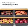image:imageOXO Good Grips Produce Saver Root Vegetable Bin with Lid 5 lb Capacity Potato and Onion Storage for Pantry Stackable Vegetable Storage ContainerRoot Vegetable Bin