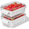 image:imageOXO Good Grips Produce Saver Root Vegetable Bin with Lid 5 lb Capacity Potato and Onion Storage for Pantry Stackable Vegetable Storage ContainerBerry Keeper