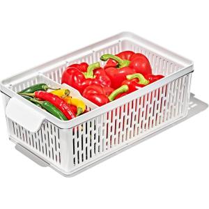 image:imageOXO Good Grips Produce Saver Root Vegetable Bin with Lid 5 lb Capacity Potato and Onion Storage for Pantry Stackable Vegetable Storage ContainerMedium Bin