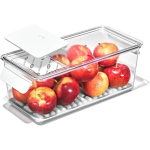 image:imageOXO Good Grips Produce Saver Root Vegetable Bin with Lid 5 lb Capacity Potato and Onion Storage for Pantry Stackable Vegetable Storage ContainerProduce Saver Bin