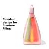 image:imageOXO Tot Silicone Reusable Bags  2 Piece Cup Set  Opal and BlossomBlossom