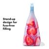 image:imageOXO Tot Silicone Reusable Bags  2 Piece Cup Set  Opal and BlossomDusk