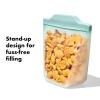 image:imageOXO Tot Silicone Reusable Bags  2 Piece Cup Set  Opal and BlossomOpal
