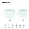 image:imageOXO Tot Silicone Reusable Bags  2 Piece Cup Set  Opal and BlossomOpal