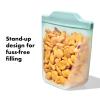 image:imageOXO Tot Silicone Reusable Bags  2 Piece Cup Set  Opal and BlossomOpalBlossom